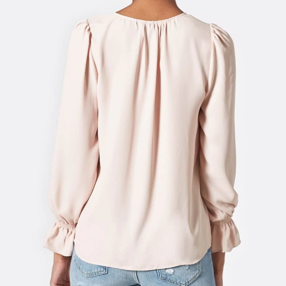 Joie Bolona 100% Silk Blouse - Rosewater - Picture 8 of 9